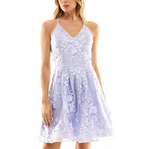 BCX Juniors' Embroidered Fit & Flare Dress | 13 JUNIOR